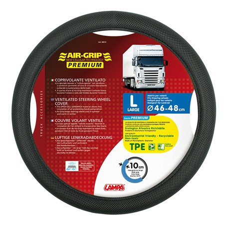 Lampa Couvre-Volant AIR Grip ventilé 46/48 cm Noir
