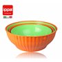 Set 4 bols à salade en plastique. Terrines 100% made in Italy. Parfait pour la cuisine et le camping. Saladier.