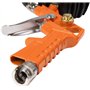 Manomètre avec pistolet de gonflage de pneus - Pression maximale 16 bar/220 PSI, tuyau de 33 cm et raccord rapide universel