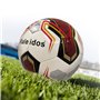 MONDO Sport - Ballon de Futsal Meteor R.C. KALEIDOS - Taille 4 Professional - 440 g - Blanc Gris doré - 13605