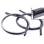 CARALL S02896 Paire 2 pièces de recharge caoutchouc plat 28 '' 700mm remplacement universel pour balais d'essuie-glace en fer Co