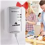 Firlarm - Détecteur de gaz LPG Méthane Propane Butane City Alarme de gaz Naturel pour la Maison