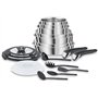 Lagostina Ingenio Inox Lot de 20 casseroles et poêles en acier inoxydable