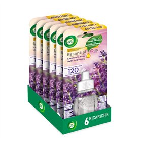 Air Wick Lot de 6 recharges pour diffuseur d'huiles essentielles électriques Parfum lavande