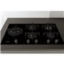 Whirlpool GOA 9523/NB Plaque de cuisson à gaz intégrée, en verre, noir, fonte, 1 000 W