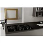 Whirlpool GOA 9523/NB Plaque de cuisson à gaz intégrée, en verre, noir, fonte, 1 000 W