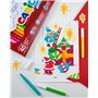 Carioca Marqueurs Jumbo Pointe Maxi | Boîte premium avec poignée de 30 feutres super lavables et à grande couverture | Couleurs 
