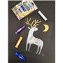 CARIOCA Temperello 42674 Lot de 6 bâtons de peinture métallisés pour affiches