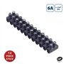 TBS-6A-6mm2. Noir. Barrette de 12 borniers