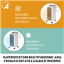 ARDES - ARCF02 Circulateur refroidisseur et chauffage TAO avec télécommande, commandes tactiles et écran - Refroidisseur évapora
