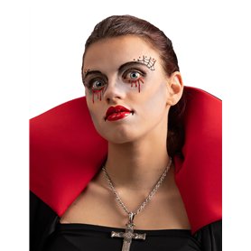 Carnival Toys Kit Maquillage Brillant Vampire Adulte - Rouge - Taille Unique
