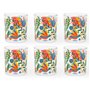 Excelsa Mexican Flowers Lot de 6 verres