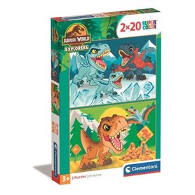 CLEMENTONI - 2x20 pieces - Jurassic World