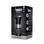 Bialetti Moulin à Café Manuel, Acier Inoxydable, Noir mat