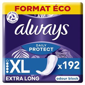 Always Dailies Protect Protège-Slips Extra Long 8x24 Unités