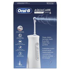 Oral-B AquaCare Pro-Expert Série 6 Irrigateur avec Technologie Oxyjet