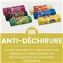 FRIO Multi-fruits – Lot de 6 paquets de 15 sacs poubelle parfumés, 30 litres avec 6 arômes et couleurs assorties – 52 x 58 cm – 