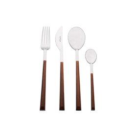 Pintinox 17B07091 Ménagère 24 Pièces Sushi Queen Mogano