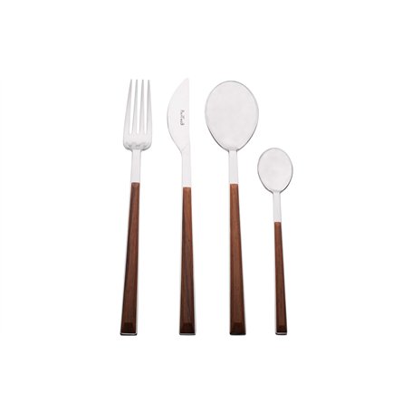 Pintinox 17B07091 Ménagère 24 Pièces Sushi Queen Mogano