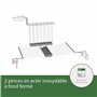 Imetec GranToast,Grille-Pain 2 Fentes Extra-Larges et Pinces Ouvrantes pour Pain Grillé Très Épais, 10 Niveaux de Brunissement, 