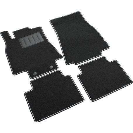 Il Tappeto Auto SPRINT02904 Tapis de Voiture Antidã©Rapants en Moquette Noire