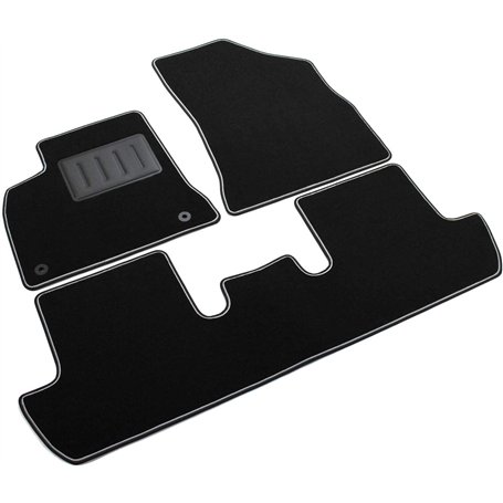 Il Tappeto Auto SPRINT03514 Tapis antidérapants en Moquette Noire
