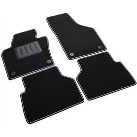 ilTappetoAuto by Fabbri3 - SPRINT04711 - Compatible avec Tapis de Voiture sur Mesure en Moquette Noire pour Volkswagen Tiguan