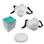 Botect Kit de Protection faciale 2 Mixte, Transparent, Ensemble de 52 pièces