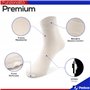 Lot de 100 paires de Chaussettes Hygiéniques Jetables pour le Sport et le Travail