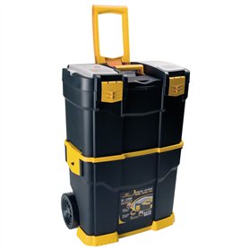 Art Plast 6700R Mallette à outils à roulettes en plastique