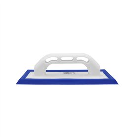 Pikappa 3220 Truelle en Caoutchouc avec poignée Ergonomique. Dimensions 250 x 110 mm. Couleur Blanc/Bleu