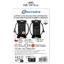 Electraline 60427 Coffret de Chantier 16A, 5 Prises Françaises IP44 16A, avec Disjoncteur Différentiel 30mA et Bouton Poussoir d