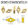1 x porte-outil de tournage CNC SDJCR1212H11 1 x clé T15 10 pièces DCMT32.51 / DCMT11T304.