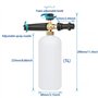 Rediboom Réglable Distributeur de Savon Canon à mousse Lance Mousse Neige Compatible pour Kärcher K série K2/K3/K4/K5/K6/K7 Haut