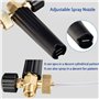 Rediboom Réglable Distributeur de Savon Canon à mousse Lance Mousse Neige Compatible pour Kärcher K série K2/K3/K4/K5/K6/K7 Haut