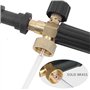Rediboom Réglable Distributeur de Savon Canon à mousse Lance Mousse Neige Compatible pour Kärcher K série K2/K3/K4/K5/K6/K7 Haut