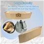 Rediboom Lot de 10 sacs filtrants en papier pour K-archer 6.959-130.0 pour K-archer A 2201, A 2234 PT, A 2604, WD3, WD3P, MV3, S