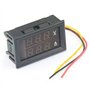 ARCELI 100174 Multimètre Numérique Double Affichage à LED Voltmètre DC 4.5V à 30V Ampèremètre 0 à 50A Tension Courant Compteur V