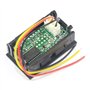ARCELI 100174 Multimètre Numérique Double Affichage à LED Voltmètre DC 4.5V à 30V Ampèremètre 0 à 50A Tension Courant Compteur V