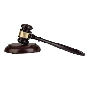 Sourcemall – Marteau et bloc en bois pour juge