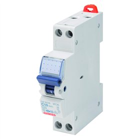 GEWISS DISJONCTEUR MAGNÉTOTHERMIQUE - MTC 45-1P+N COURBE C 16A - 4500A/6kA - 1 MODULE - NEUTRE À GAUCHE