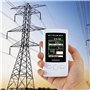 Multi-Champ EMF Mètre Poche ELF RF Gauss Mètre 2000mG Électromagnétique Électrique RF Champ Force Testeur avec Attention Indicat