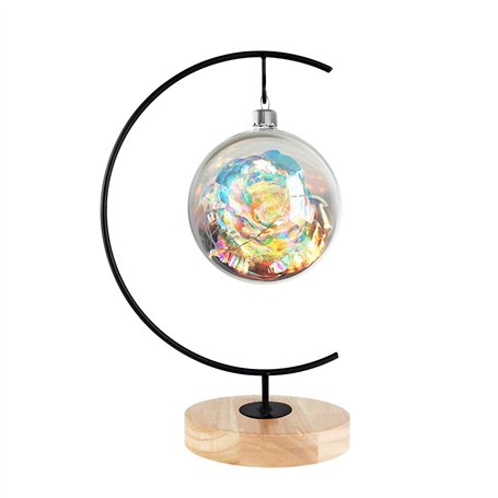 Fosinz Support à Plante Suspendue Bois en Fer pour Suspendre Un Terrarium en Verre