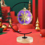 Fosinz Support à Plante Suspendue Bois en Fer pour Suspendre Un Terrarium en Verre, Globe, Ornement de Noël et décoration de Mar