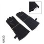 Qcwn ST100 Paire de gants de soudage doublés résistants à la chaleur