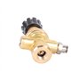 Oxyturbo art. 215000 Réducteur de pression CO2/Argon/Mix pour soudeuse (bouteille jetable), raccord M10 x 1 RH