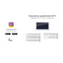 VIMAR K40957 Moniteur additionnel Couleur LCD 7in Mains-Libres avec écran Tactile et Connexion Wi-FI pour kit visiophone connect
