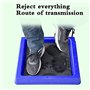HA Tapis De Sol Stérilisés, Tapis De Sol Désinfectants pour Chaussures, Dépoussiérage, Désinfection Et Nettoyage, Fabriqués À Pa