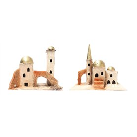 Accessoires pour Crèche - Maisons Arabes (2 Sujets)
