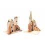 Accessoires pour Crèche - Maisons Arabes (2 Sujets)